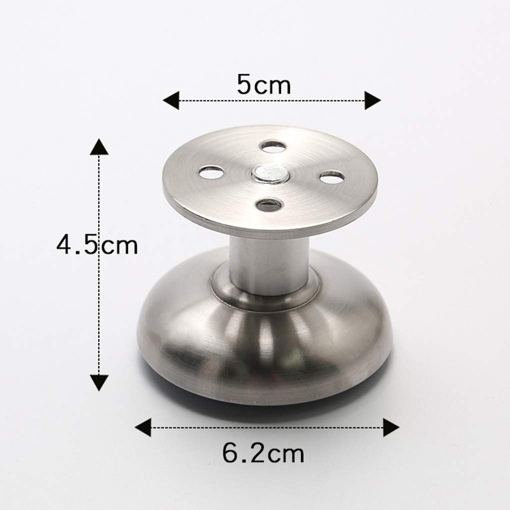 4 Pezzi Piedini per mobili Gambe per mobili Regolabili Gambe per tavoli in Metallo alzate per mobili di Ricambio in Acciaio Inox Gambe per divani Gambe per scrivania alzate per Arm