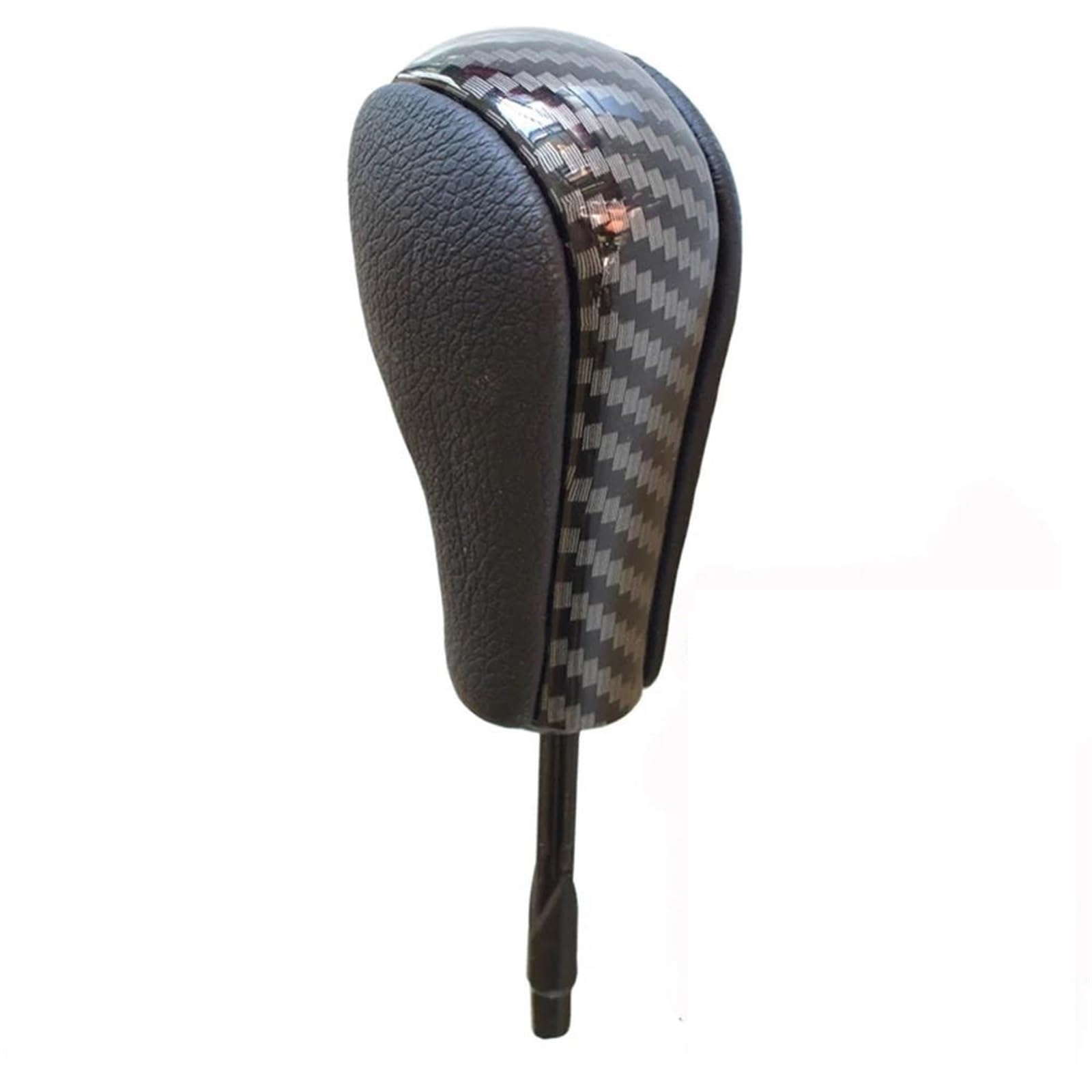 Ydxherta Carbon Fiber-Short Carbon Fiber Car Automatic Gearshift Stick Knob Handball For E38 E39 E46 E53 E60 E61 E63 E64 E83 E81 E82 E87 E90 E91 E92 E93 Z4 Z3 E53 X5 X3 Spare Parts(Carbon Fiber-Short)
