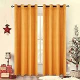 【CORTINA DE TERCIOPELO】Fabricado con terciopelo de grado A e hilo de terciopelo en la parte posterior de las cortinas. Con un elevado peso base de unos 200 g/m², el tejido es flexible y aislante. Las cortinas decorativas de terciopelo de MIULEE con aislamiento térmico bloquean el 50-60% de la luz para ofrecerle un buen ambiente para dormir.Las cortinas de terciopelo de MIULEE están hechas de terciopelo de alta calidad, que es súper suave y grueso al tacto, cubre bien y es fuerte y duradero.