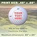BGB Biodegradable Golf Balls® Personalize Add Your Logo to Water Dissolving Golf Balls | Great Gift/Corporate Gift