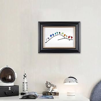 ⑥＊レインボームーン！＊シーグラスアート ⑥＊レインボームーン！＊シーグラスアート ⑥＊レインボー