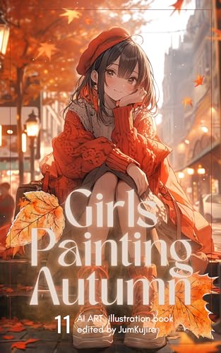 Girls Painting Autumn<AIイラスト集>