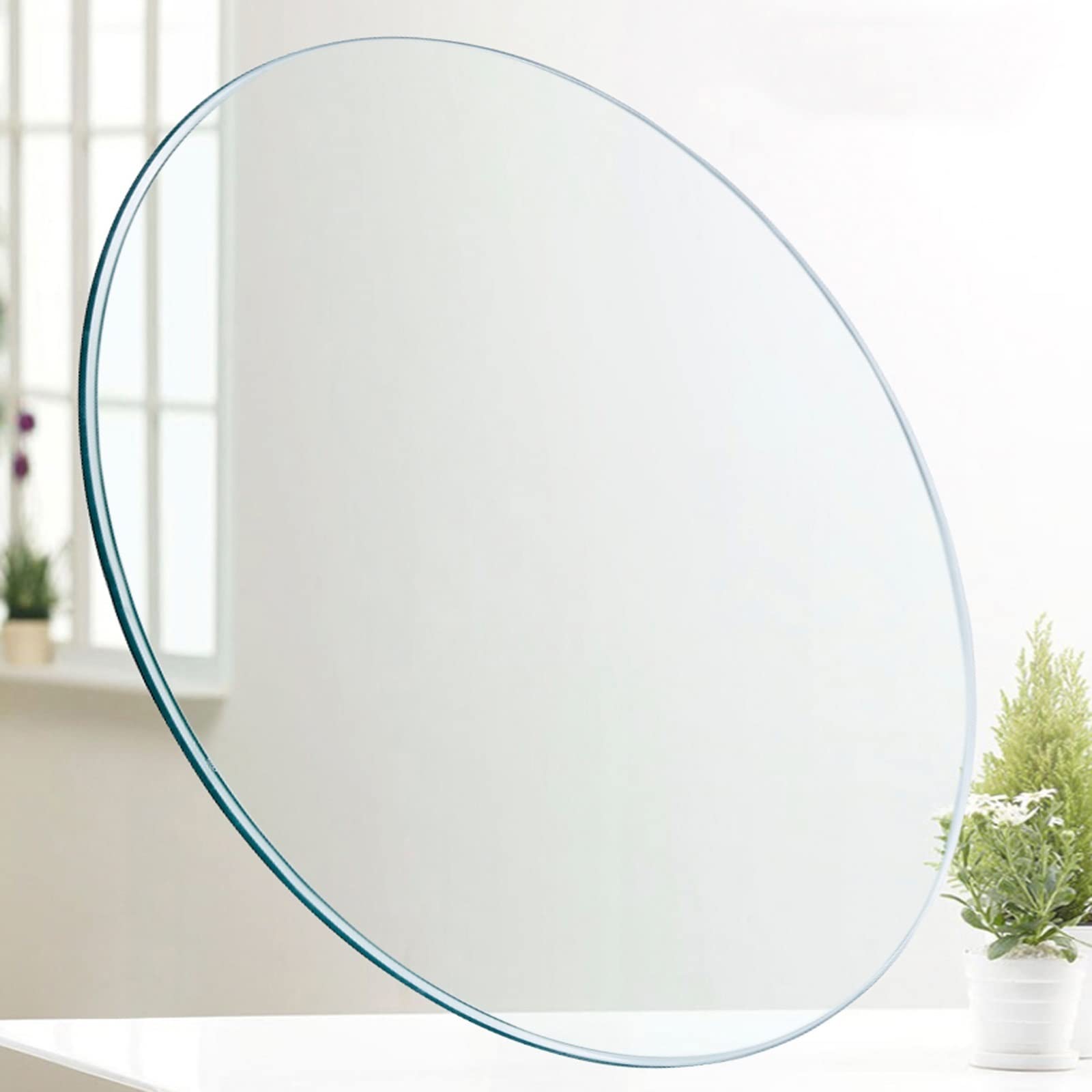 Plateau de table en verre trempé solide avec finition haut de gamme pour meubles