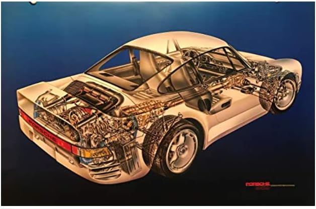 Autotrend 959 Cutaway (David Kimble) Poster
