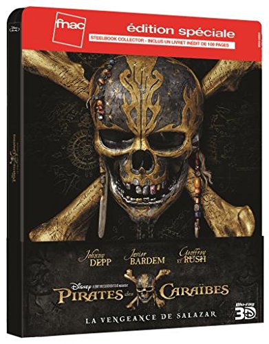 Pirates des Caraïbes La vengeance de Salazar Edition spéciale Fnac Steelbook Blu-ray 3D + 2D