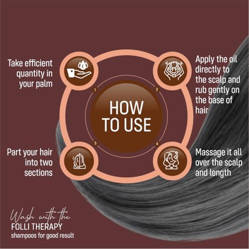 Image of Adven Naturals Folli Therapy Jaborandi Hair Oil with Arnica montana 200ML x2 | Lightweight Hair & Scalp Care Oil | For Soft, Smooth & Manageable Hair | Daily Use