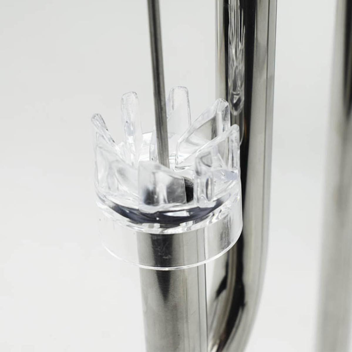 BESTonZON Tubo de Acero Inoxidable para Pecera Ajuste Práctico y Conjunto para Eliminar Aceite, Adecuado para Filtro Biológico y Agua de Acuario Limpia