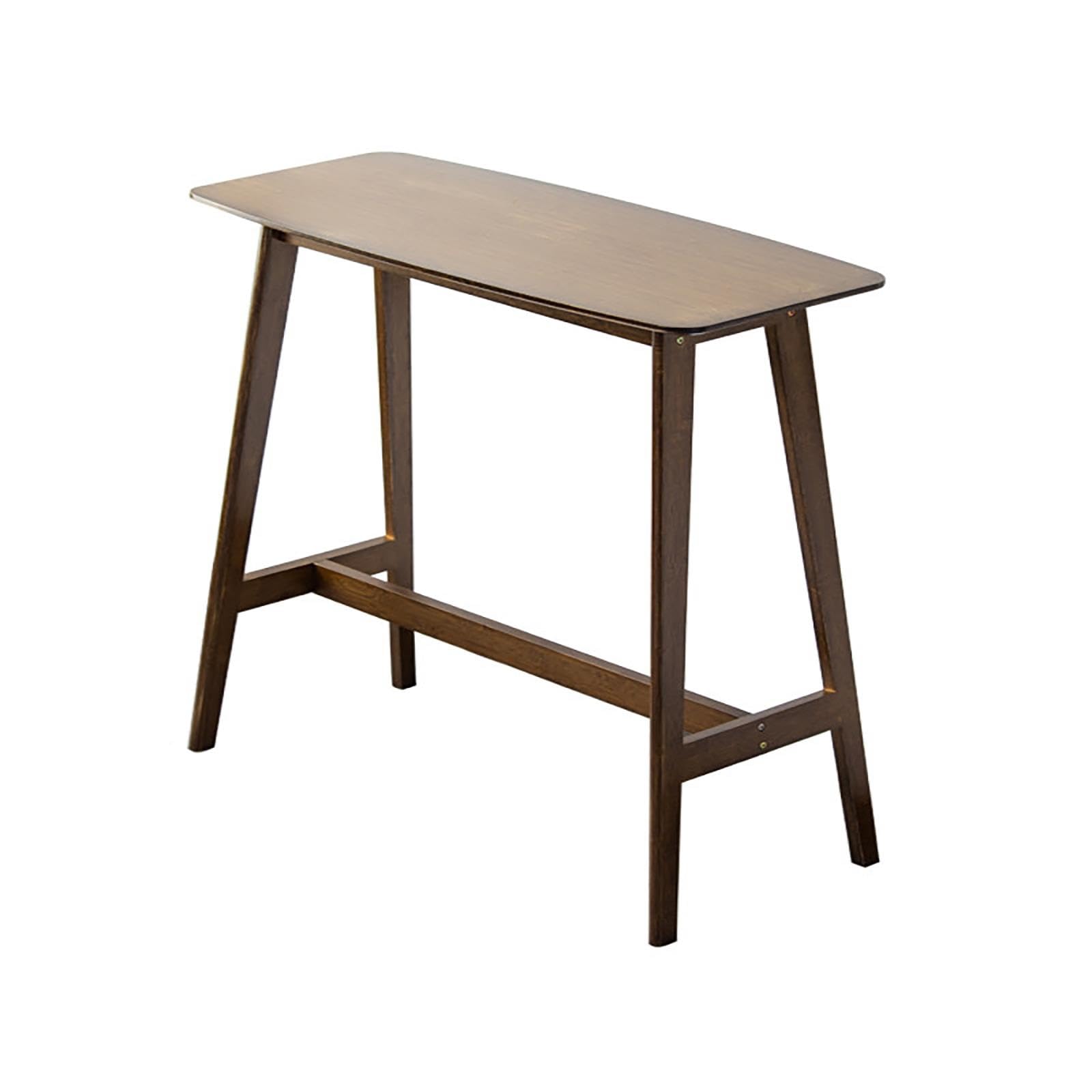 Table Haute Rectangulaire Étroite,Table de Bar Rectangulaire en Bois
