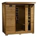 Blue Wave Monticello 4-Person Hemlock Infrared Sauna with 9 Carbon Heaters