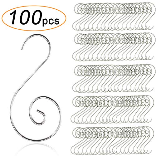 T-Antrix Ornament Hooks, Christmas Ornament Hangers, Christmas Tree Hanger Baubles Ball Metal Hooks