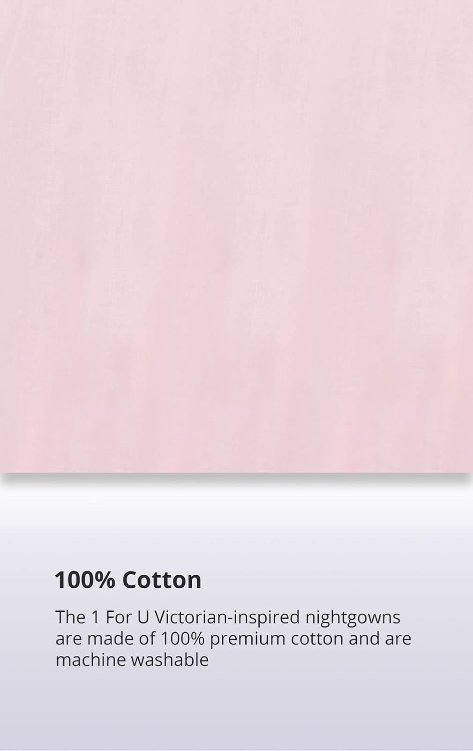 The 1 for U Women's Cotton Robe - House Coat Women, Rosalind 100% Cotton Robe