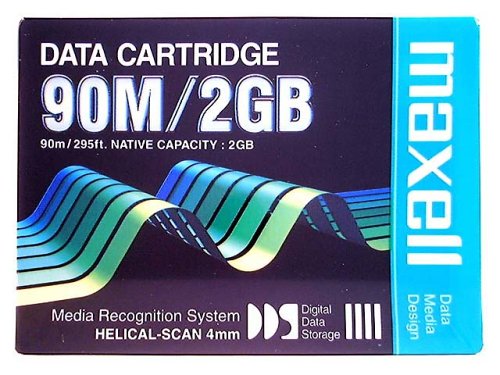 その他 HS-4/90S(D) DATA CARTRIDGE 90M/2G DDS1 Amazon.com: Maxell 2.0GB 91.5M HS-4/90S 4MM Data Cartridge