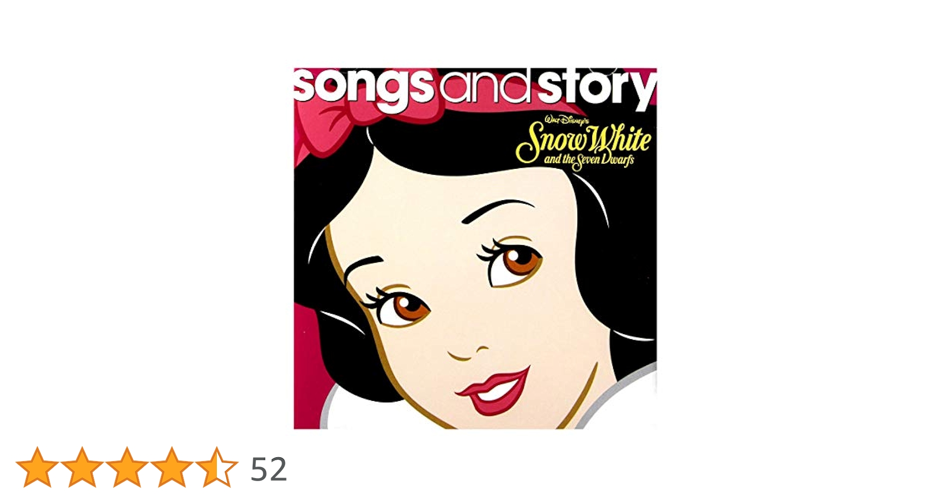 【最新版】Story and Songs  CD Disney Songs & Story: Snow White / Var: Amazon.ca: Music
