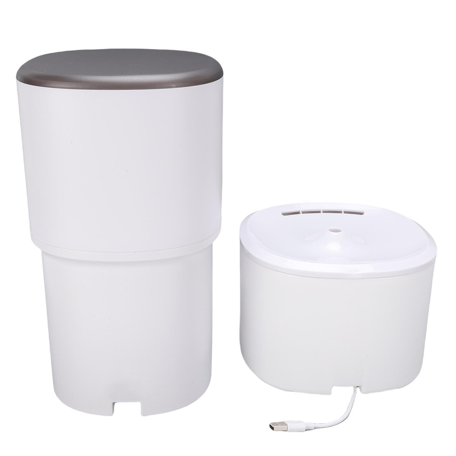 Fabater Dispensador Inteligente de Alimentos para Mascotas, Alimentador y Bebedero Habilitado para Aplicación de Control Remoto WiFi para Perros Gatos, Máquina de Alimentación Multifuncional para