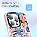 ChiCaseVer for iPhone 13 Case，Y2K Citrus Coastal Vintage Style Military-Grade Drop Protection TPU Camera Protection for Women Girls