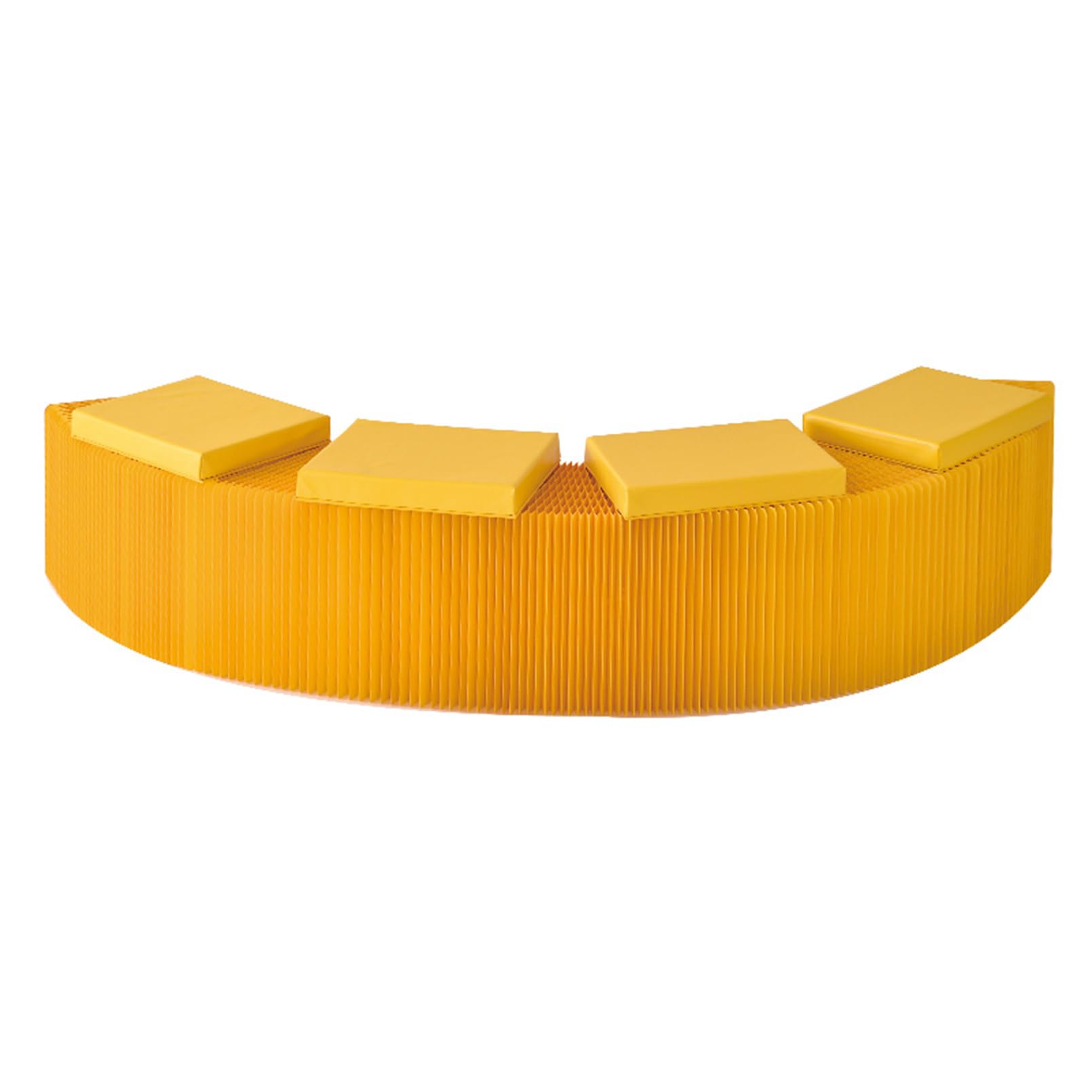 Tabouret en papier pliant avec coussin canapé banc extensible