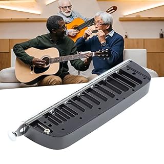Peigne Harmonica Part Large application Mécanisme coulissant pour débutant (aluminium 255) - Les Beatles, Paul McCartney, John Lennon, RIngo Starr, George Harrison Peigne Harmonica Part Large application Mécanisme coulissant pour débutant (aluminium 255) – Image 3