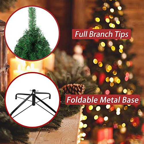 Mksy 10Ft Artificial Christmas Tree, Full Premium Hinged Artificial Pine Tree With 2150 Branch Tips Metal Stand For Outdoor & Indoor (Green) #TOP3