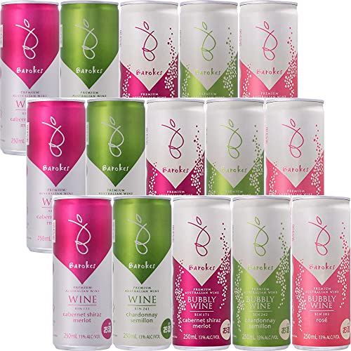 バロークス 飲み比べ 5種×3本缶ワインセット