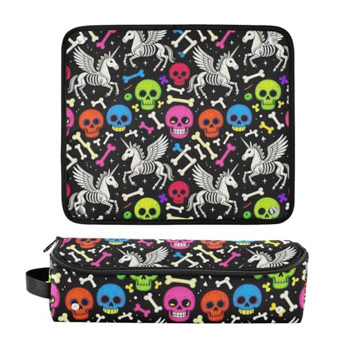 Estuche de viaje 2 en 1 con protector térmico para planchas y rizadores miniatura 3