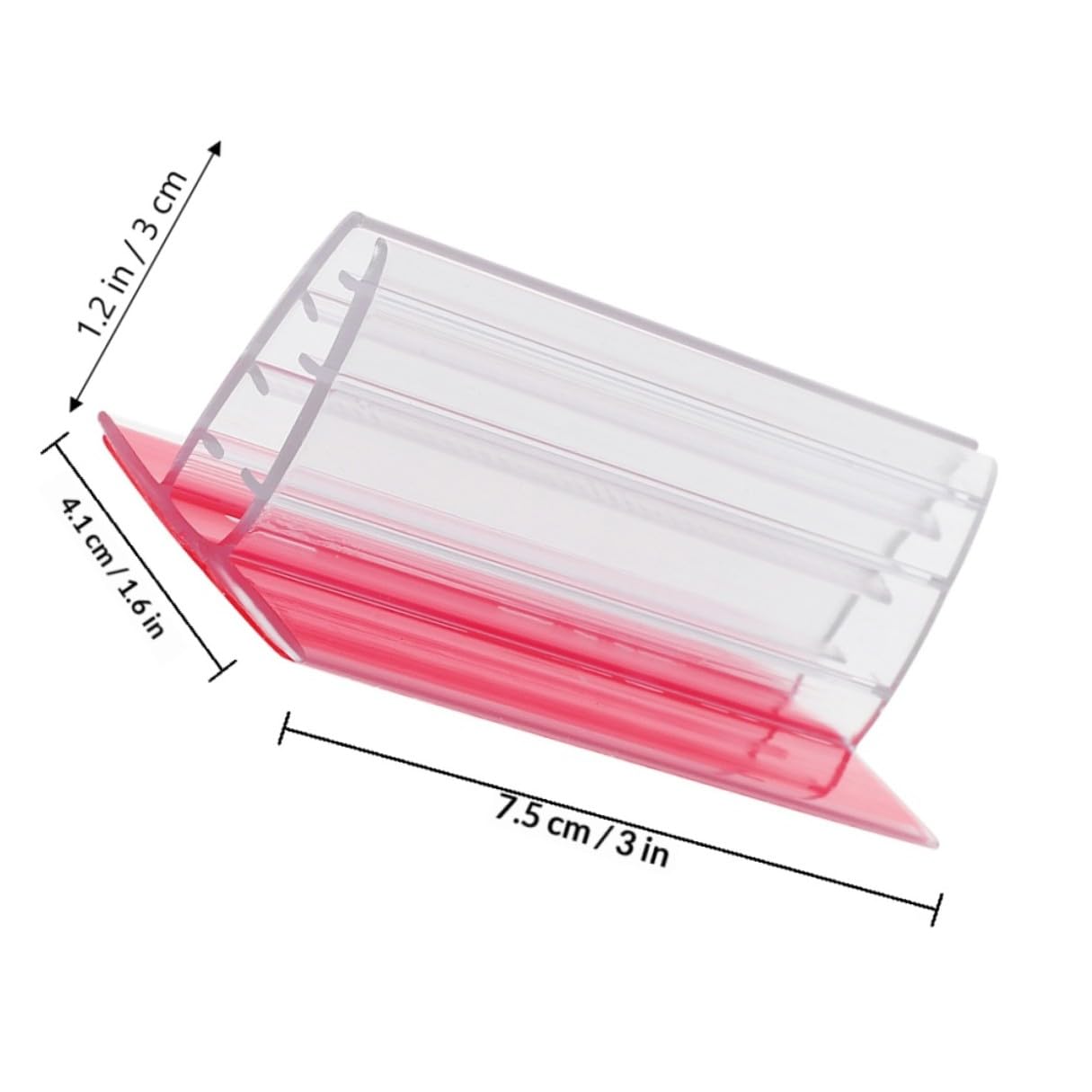 UKCOCO Supports Adhésifs pour Panneaux 60 Pcs, Mini Porte-étiquettes Pvc 75x41x30 Mm Adhésif Nano, Porte-affiches Compacts pour Organisation Étiquettes, Reçus, Photos en Magasin et