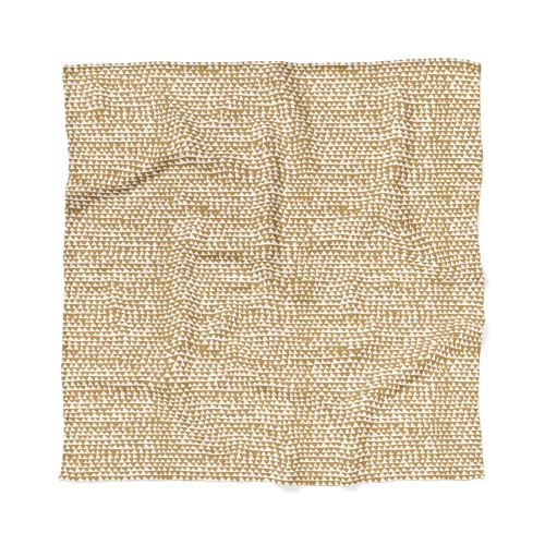 Image of Mini Wander Swaddles for Newborns Muslin Swaddle Blankets - Breathable Soft Gender Neutral Receiving Blanket Baby Essentials | 47 x 47 Cotton - (Mountains (Honey Gold))