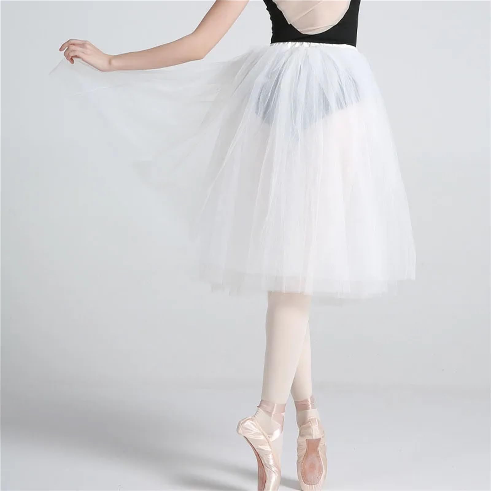 Falda de Ballet tutú for Adultos, Enaguas Tul esponjosas, for Bodas y Fiestas para Mujeres