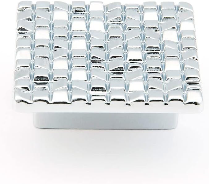 Schaub Mosaic Collection 1-7/8 in. (48mm) Square Knob, Polished Chrome - 234-26