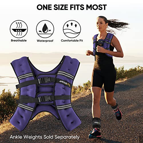 Image of APEXUP Weighted Vest Men Women, Weight Vest for Women Workout Equipment for Strength Training Running
