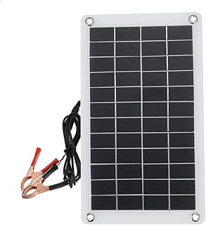 Honseadek 30W 12V Solar Battery Maintainer Erhaltungsladesystem Wasserdicht Monokristallines Panel Ladegerät für Auto RV Motorrad Boot Caravan Traktor mit