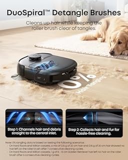 eufy Robot Vacuum C28, HydroJet Self-Cleaning Roller Mop, DuoSpiral Detangle Brush, 15,000 Pa Turbo High Suction, 5-in-1 Robot Vacuum and AI Obstacle Avoidance