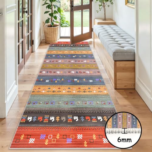Alfombra cocina lavable antideslizante solución para pasillo largo 4