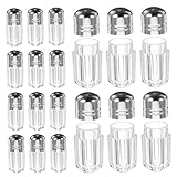 Holibanna 20Pcs Pill Container Bottles Mini Travel Vials for Pills Empty Plastic Medicine Bottles Lids for Candy and Medication Storage