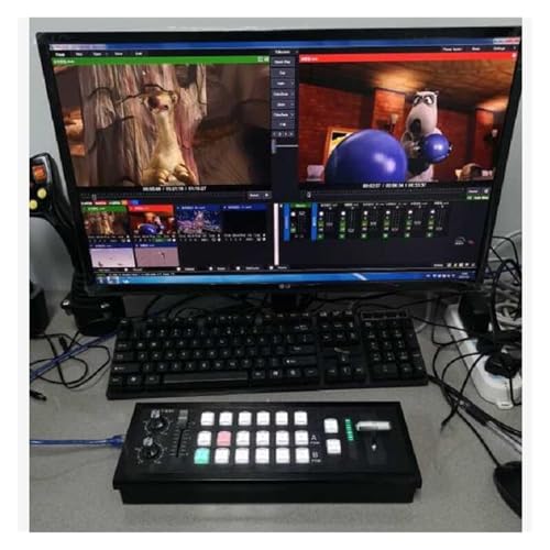 Switcher Diffusion en Direct SMC755-VMIX Clavier MIDI Précision Hall - 4