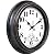 45MinST 12 Inch Indoor/Outdoor Retro Round Waterproof Wall Clock with Thermometer, Silent Non Ticking Battery Operated Quality Quartz Wall Clock Home/Patio Decor(Black Gold)