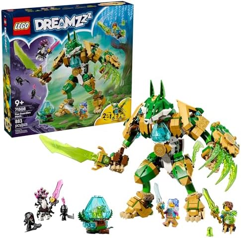 LEGO DREAMZzz Fox Guardian Mech Building Toy for Boys & Girls - Pretend Play Set for Kids, Ages 9+ - W/2 Build Options, 3 Minifigures, & 3 Creatures - Gift Idea for Birthdays - 71508