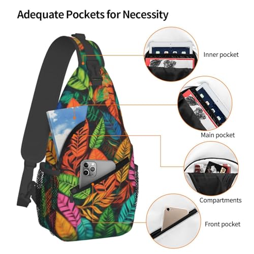 Bolso bandolera pequeño unisex para día a día miniatura 4