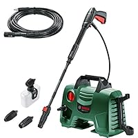 Bosch Home and Garden 06008A7971 EasyAquatak 120 High-Pressure Washer, 1500 W, 1500 V, Green & Bosch F016800361 6m Extension Hose