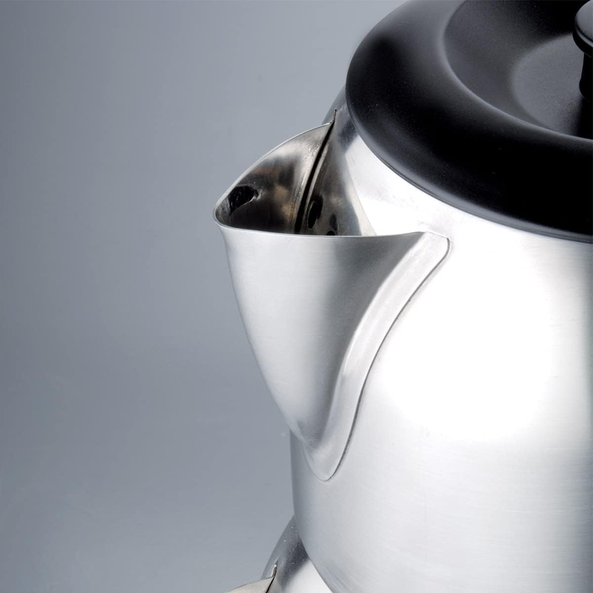 Korkmaz Demkolik Inox/Siyah Elektrikli Çaydanlık