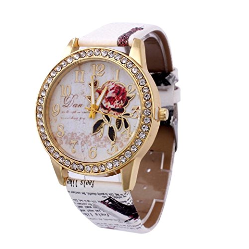 SMTSMT Women Analog Quartz Business Wrist Watches Beige Ladies Watch