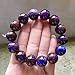 Natural Purple Blue Sugilite Gemstone South Africa Round Beads Women Men Bracelet 15.7mm Certificate AAAAA
