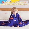 anfie Weighted Blanket Kids (36"x48" 5lbs) Weighted Blanket Cooling Blanket for Sleeping,Throw Size Breathable Blanket with Premium Glass Bead(Blue Ocean) #3
