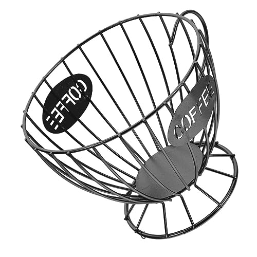 BESTYASH Coffee Organizer Basket Multipurpose Storage Holder for Countertop for Snacks and Fruit Iron Design for Home Office Use