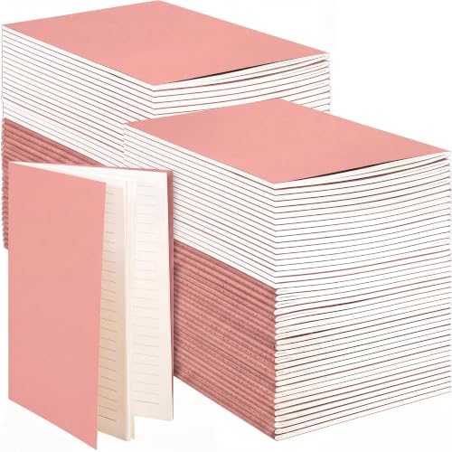 Image of Mimorou 100 Pcs A5 Journals Notebooks Bulk,Flesh Pink,Lined