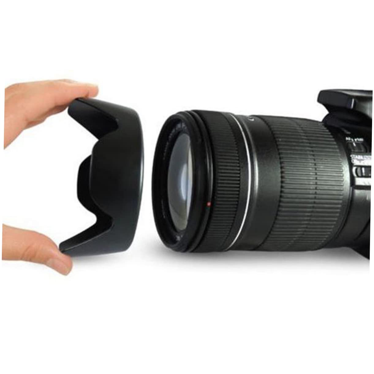 Veemoon Camera Lens Hood SLR Camera Lens Universal Screw Petal