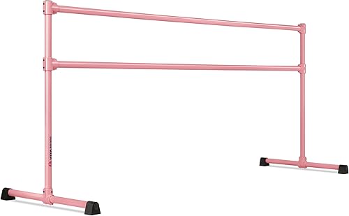 Miniatura 7 de VITA Barre - Barra de ballet doble portátil independiente, extrema, acero Altura fija, fabricada en Estados Unidos, equipo de ejercicio en casa