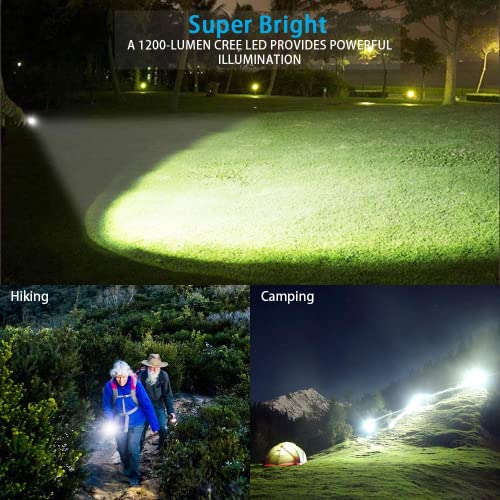 Vnina High Lumens Rechargeable Flashlights, Usb Powerful Handheld Magnetic Flashlight, 360° Cob Work Flash Light, Super Bright Led Flashlight 1000 Lumens Tactical Flashlights For Emergencies Camping #TOP5