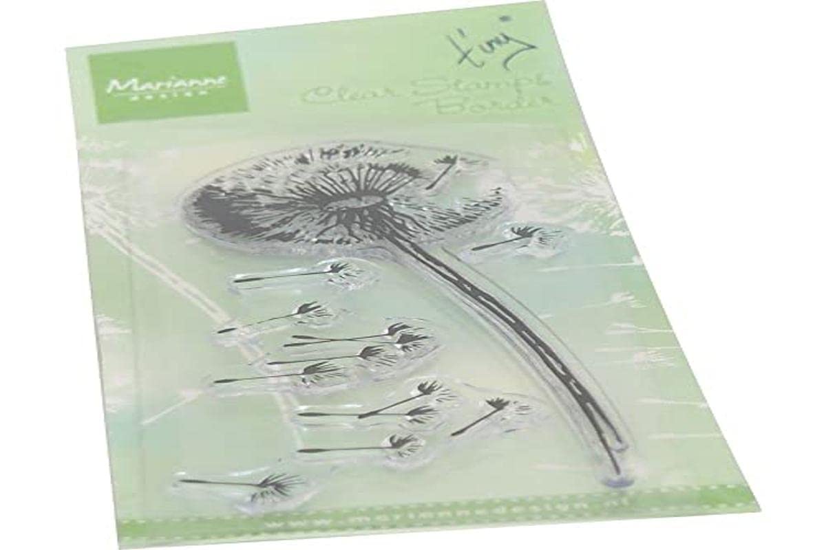 Marianne Design Clear, Tiny's Border-Blowball, For Stamping Cardmaking Arts And Crafts, One Size