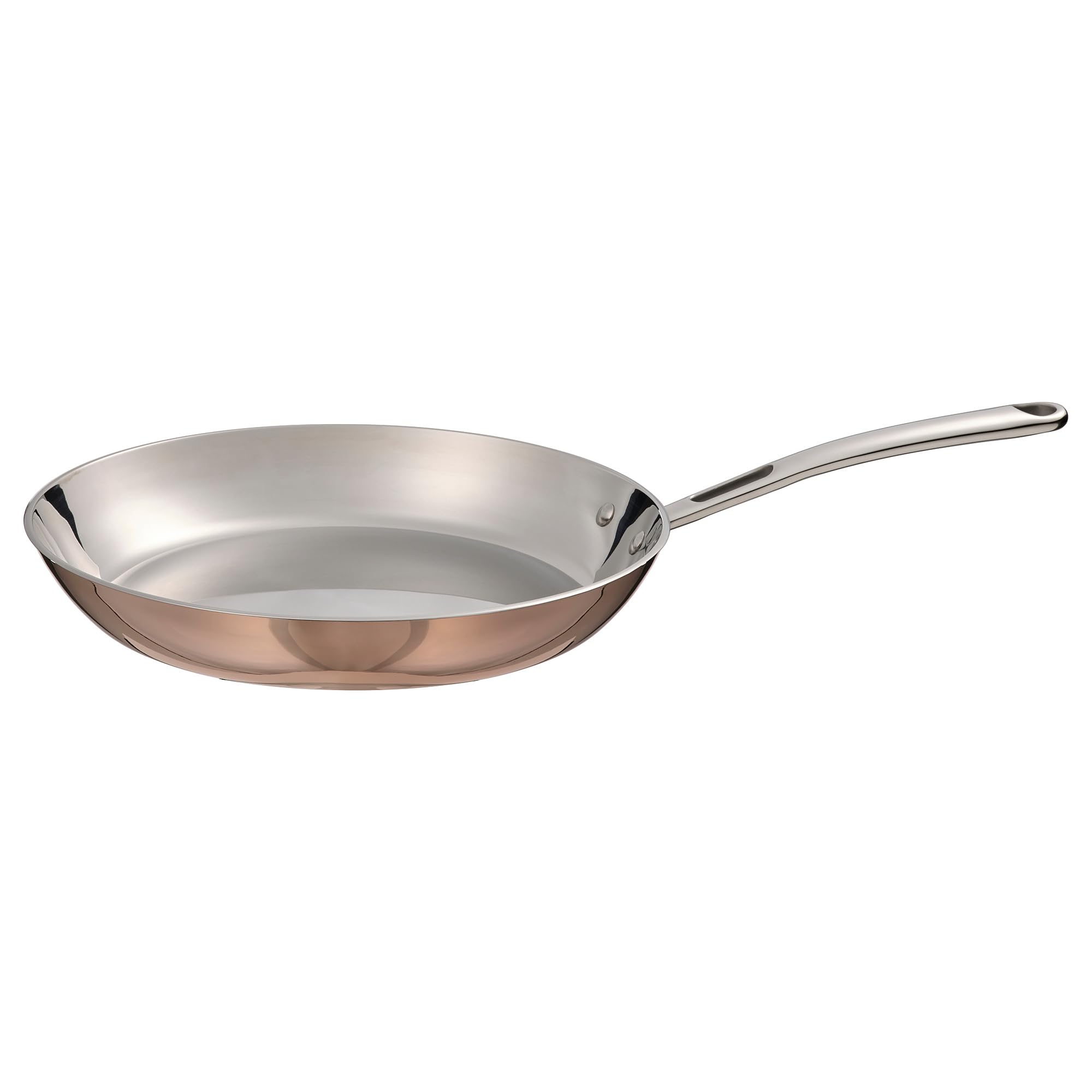 Poêle à frire cuivre inox ProTuning FINMAT 28 cm pour cuire sans brûler vos aliments