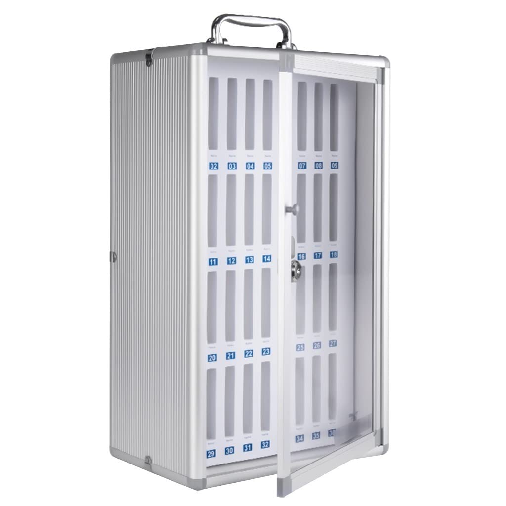 Caja De Seguridad Telefónica De Pared Cajas De Teléfono con Cerradura Cajas De Almacenamiento De Teléfonos Móviles para El Personal Caja De Gestión De Teléfonos Portátiles